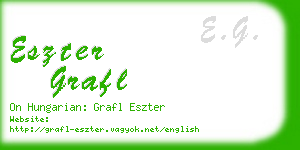 eszter grafl business card